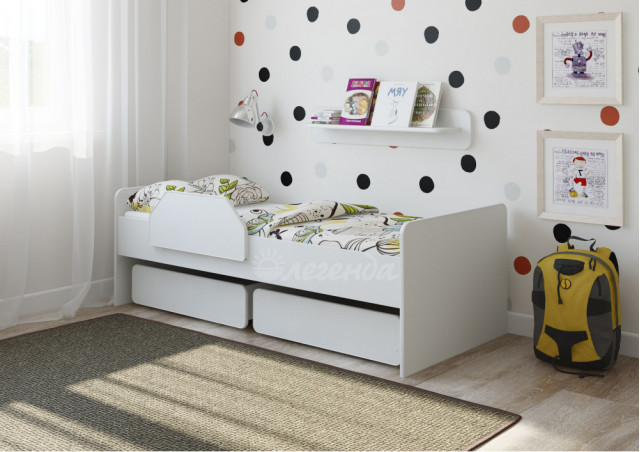 Детская кровать от 3 лет Легенда 27.1 в наличии